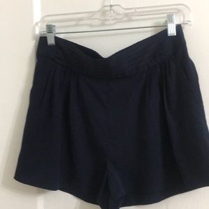 Dressy navy blue shorts